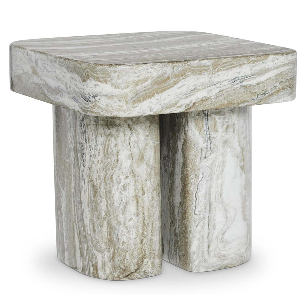 Arcadia Side Table, Kalta-Furniture - Accent Tables-High Fashion Home