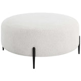 Arles Large Ottoman, White-Furniture - Chairs-High Fashion Home