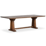 Ashwin Rectangular Dining Table, Brown Oak