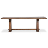 Ashwin Rectangular Dining Table, Brown Oak