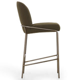 Astrud Bar Stool, Boucle Olive-Furniture - Dining-High Fashion Home