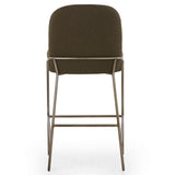 Astrud Bar Stool, Boucle Olive-Furniture - Dining-High Fashion Home