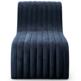 Augustine Chaise Lounge, Sapphire Navy-Furniture - Chairs-High Fashion Home