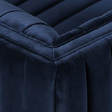 Augustine Sofa, Sapphire Navy - Modern Furniture - Sofas - High Fashion Home