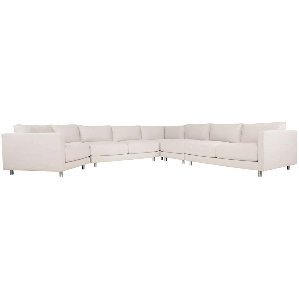 Avanni Outdoor 5 Piece Sectional, 6016-000-Furniture - Outdoor-High Fashion Home