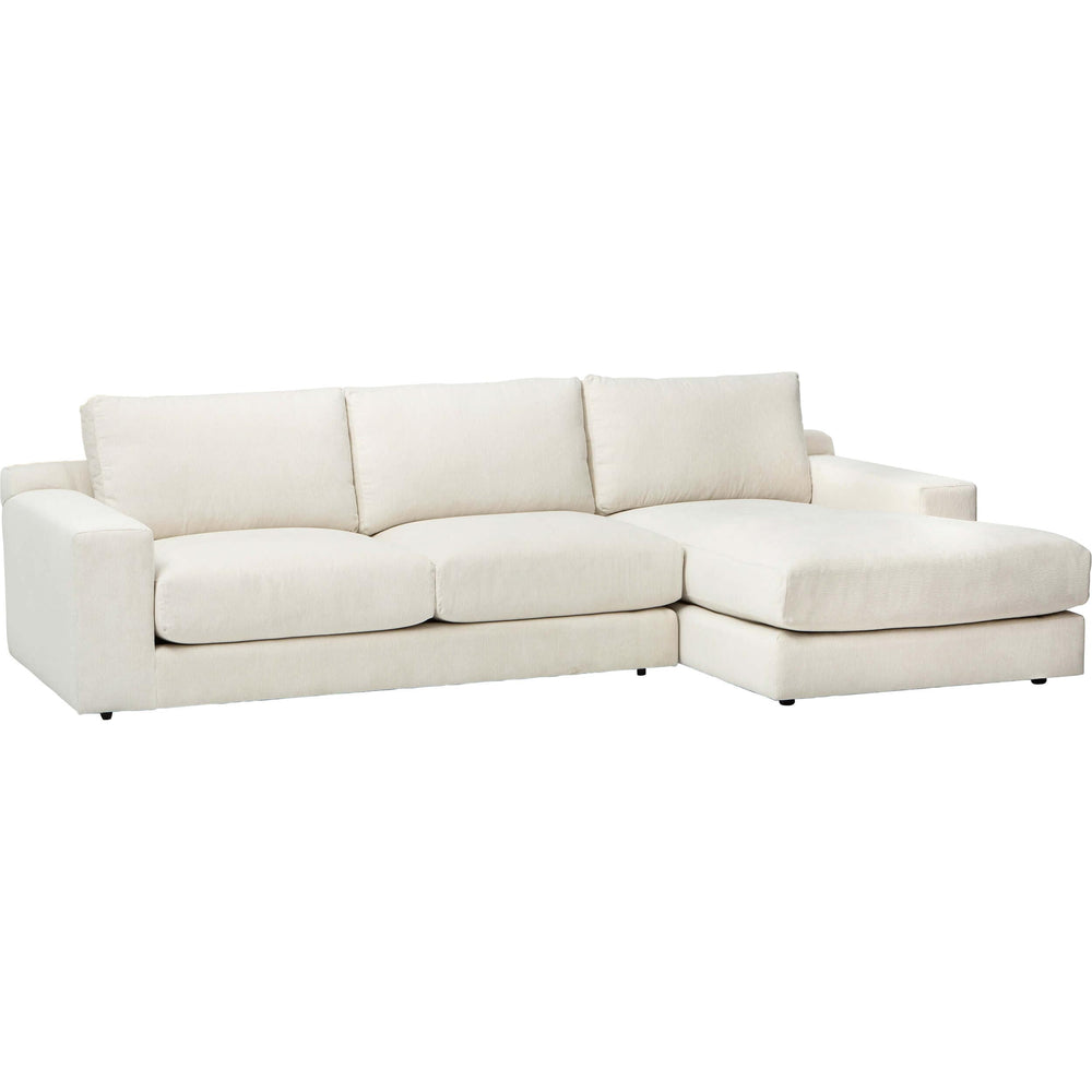 Axel Sectional, Bailey Cotton-Furniture - Sofas-High Fashion Home