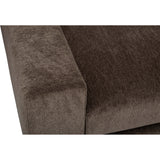 Axel Sofa, Synergy Mahogany-Furniture - Sofas-High Fashion Home