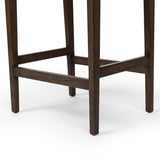 Aya Leather Bar & Counter Stool, Sonoma Black