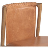 Baden Leather Dining Chair, Haven Tobacco, Set of 2-Furniture - Dining-High Fashion Home