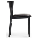 Baden Leather Dining Chair, Sonoma Black, Set of 2-Furniture - Dining-High Fashion Home