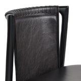 Baden Leather Dining Chair, Sonoma Black, Set of 2-Furniture - Dining-High Fashion Home