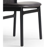 Baden Leather Dining Chair, Sonoma Black, Set of 2-Furniture - Dining-High Fashion Home