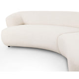 Belen 2-Piece Right Chaise Sectional, Nomad Snow