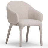 Bensen Arm Chair, Gibson Taupe-Furniture - Dining-High Fashion Home