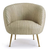 Beretta Leather Chair, Cappuccino-Furniture - Chairs-High Fashion Home