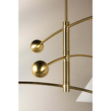 Birdie Chandelier, Aged Brass-Lighting-High Fashion Home