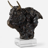 Bison Bust Sculpture