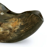 Black Horn Bowl-Accessories-High Fashion Home