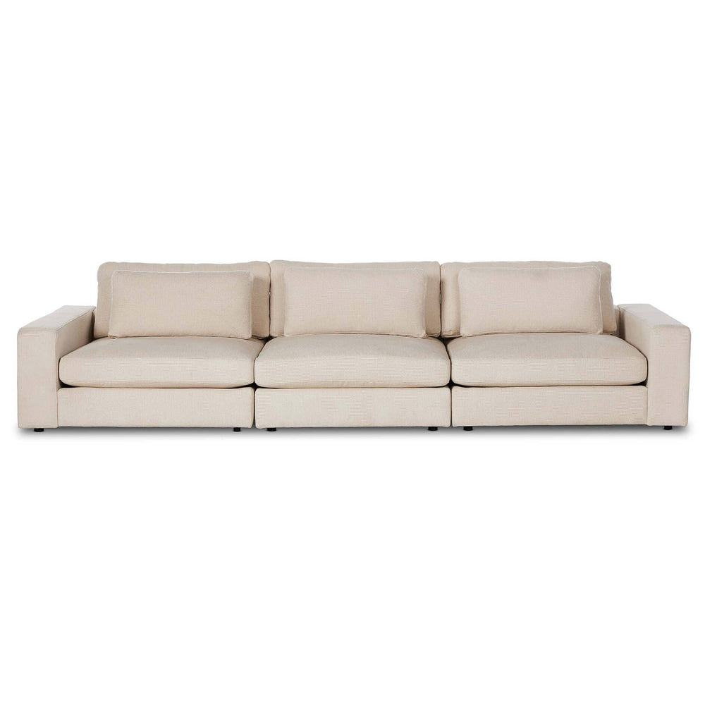 Bloor 3 Piece Sofa, Clairmont Sand-Furniture - Sofas-High Fashion Home