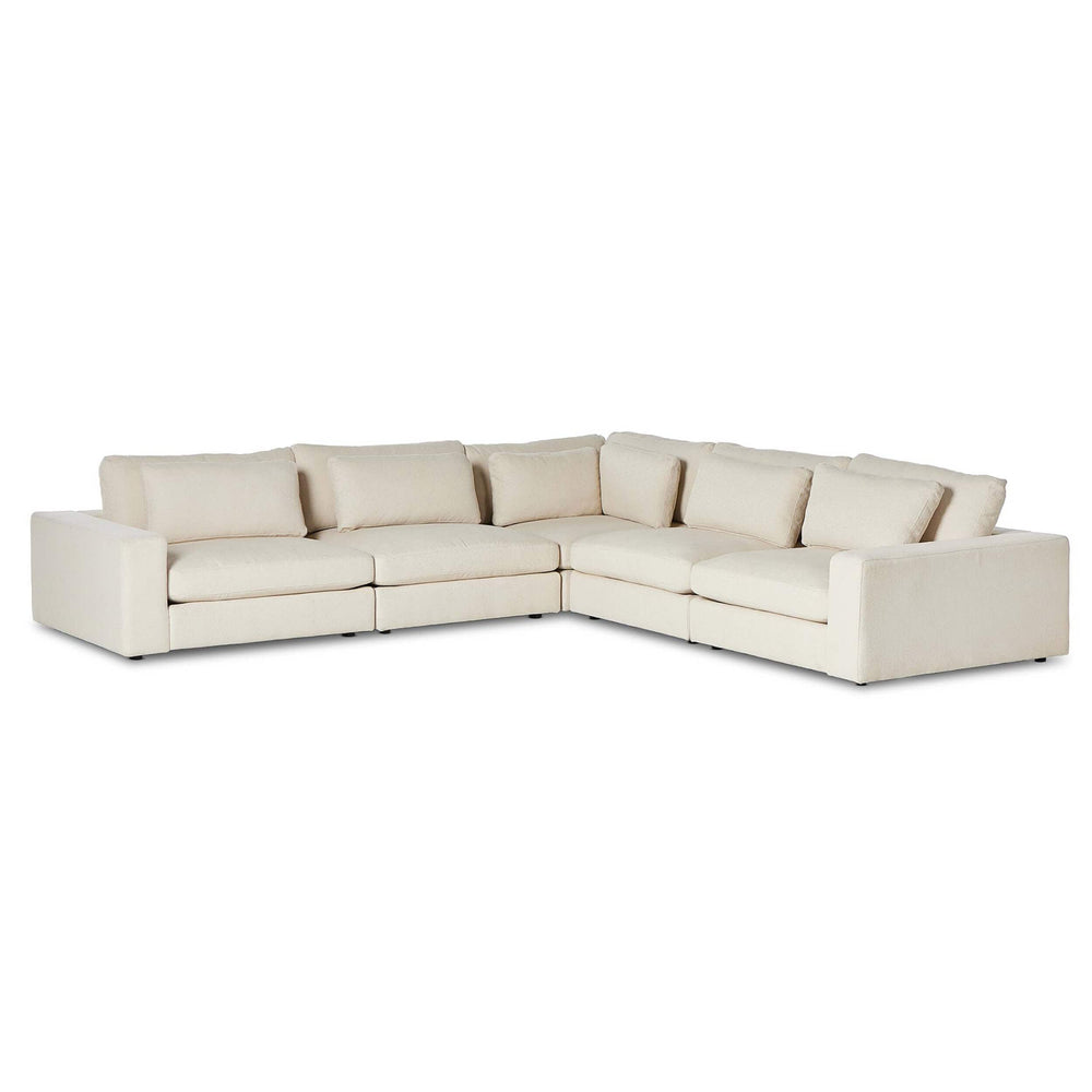 Bloor 5 Piece Sectional, Clairmont Sand-Furniture - Sofas-High Fashion Home