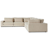 Bloor 6 Piece Sectional, Clairmont Sand-Furniture - Sofas-High Fashion Home