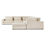 Bloor 6 Piece Sectional w/Ottoman, Clairmont Sand-Furniture - Sofas-High Fashion Home