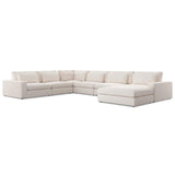 Bloor 6 Piece Sectional w/Ottoman, Essence Natural-Furniture - Sofas-High Fashion Home