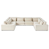 Bloor 8 Piece Sectional, Clairmont Sand-Furniture - Sofas-High Fashion Home