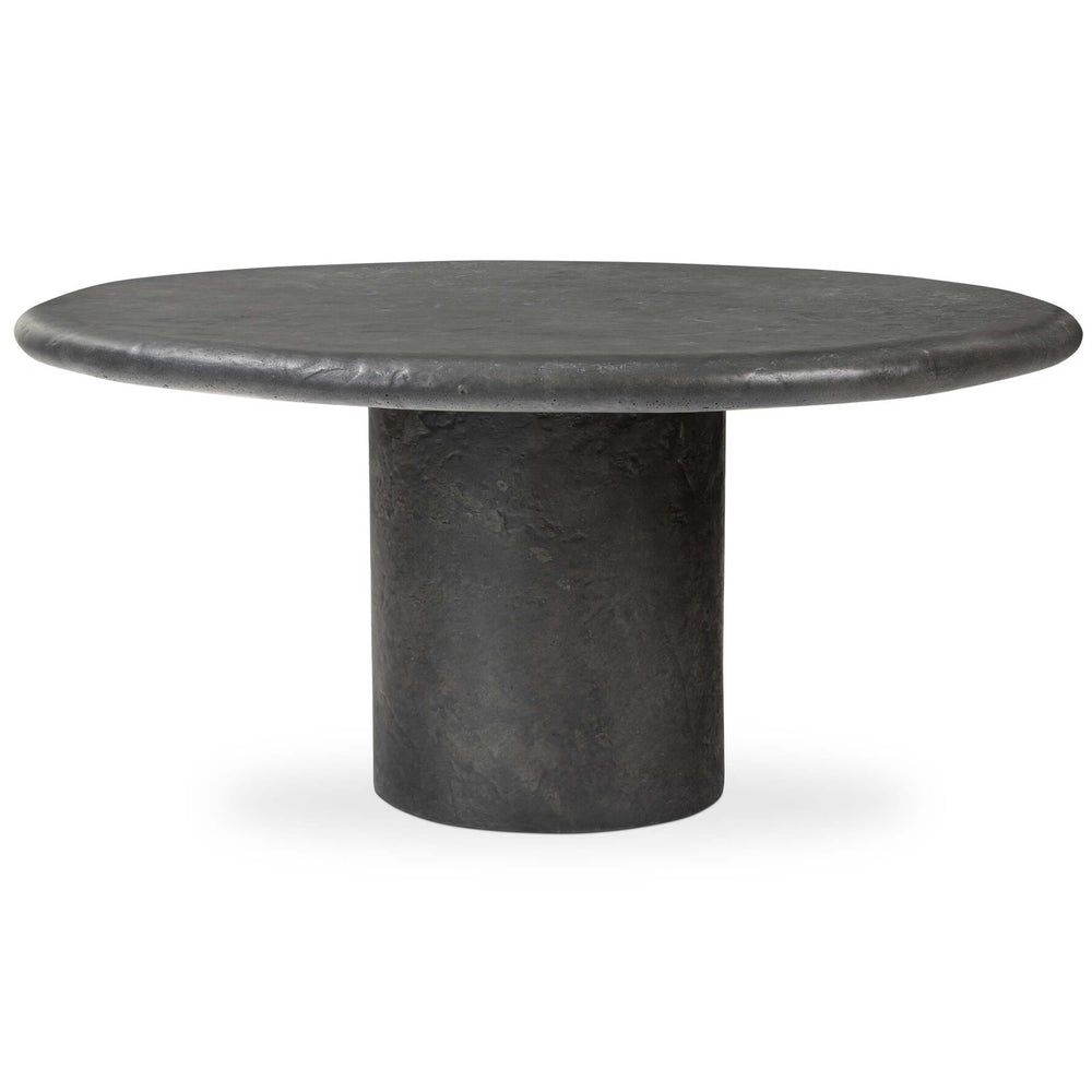 Bonnie Coffee Table, Textured Black-Furniture - Accent Tables-High Fashion Home