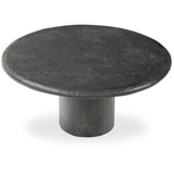 Bonnie Coffee Table, Textured Black-Furniture - Accent Tables-High Fashion Home