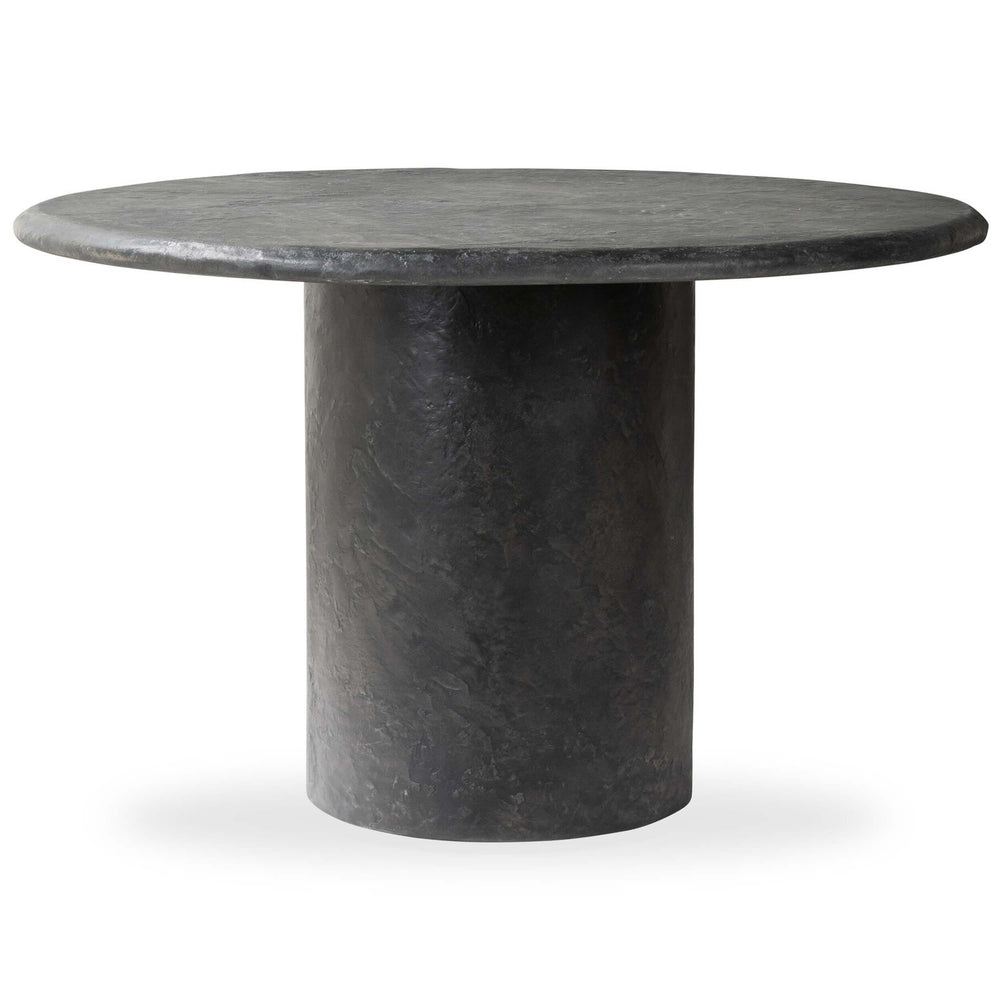 Bonnie Dining Table, Textured Black-Furniture - Dining-High Fashion Home