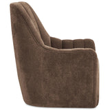 Bowie Swivel Chair, Cool Brown