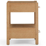 Brandyss 2-Drawer Nightstand, Birdseye Maple