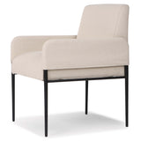 Brickel Arm Chair, Fiqa Boucle Light Taupe