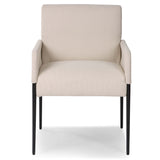 Brickel Arm Chair, Fiqa Boucle Light Taupe