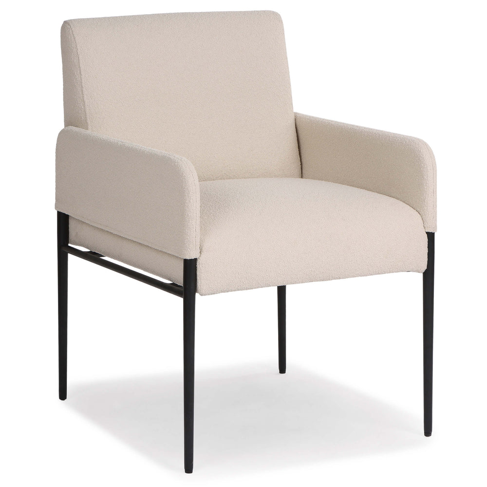 Brickel Arm Chair, Fiqa Boucle Light Taupe