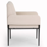 Brickel Arm Chair, Fiqa Boucle Light Taupe