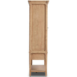 Brimley Wide Cabinet, Aged Light Pine-Furniture - Storage-High Fashion Home