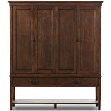 Brimley Wide Cabinet, Aged Pine-Furniture - Storage-High Fashion Home