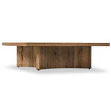 Brinton Square Coffee Table, Rustic Oak