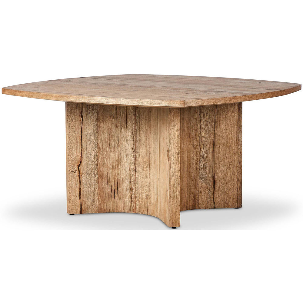 Brinton Square Dining Table, Rustic Oak-Furniture - Dining-High Fashion Home