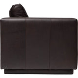 Bronson Leather Sofa, Lewis Nougat