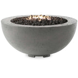 Bronson Outdoor Fire Table, Pewter-High Fashion Home