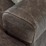 Burnham Leather Chair, 265-222-Furniture - Chairs-High Fashion Home