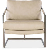 Moody Leather Chair, Aline Stonewash-Furniture - Chairs-High Fashion Home