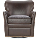 Marco Leather Swivel Chair, Kenya Hearth-Furniture - Chairs-High Fashion Home