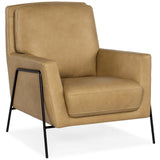 Amette Leather Chair, Ankur Sand-Furniture - Chairs-High Fashion Home