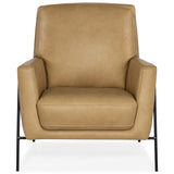 Amette Leather Chair, Ankur Sand-Furniture - Chairs-High Fashion Home