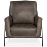 Amette Leather Chair, Ankur Meteor-Furniture - Chairs-High Fashion Home