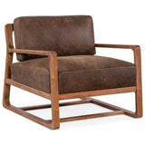 Moraine Leather Chair, Seville Timber-Furniture - Chairs-High Fashion Home